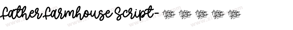 Father Farmhouse Script字体转换